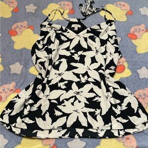 JOIE
Porscha Floral Print Racerback Top In Deep Sea